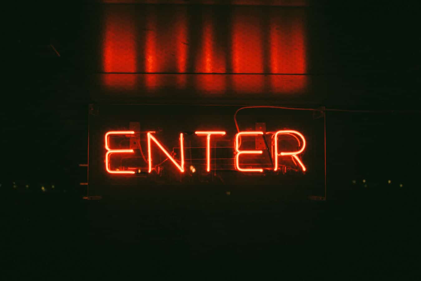 enter sign