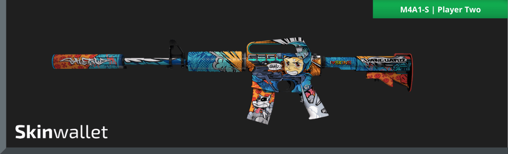 m4a1-s player two csgo skin