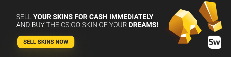 Sell your skins for cash immediately and buy the CSGO skins of your dreams!