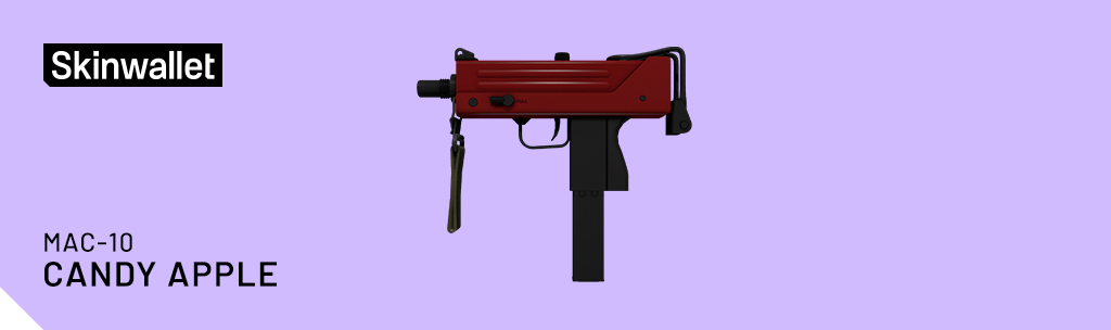 mac-10 candy apple csgo skin
